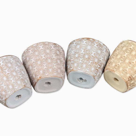 Set of 4 Mini Terracotta Succulent Pots - Picture 6 of 7